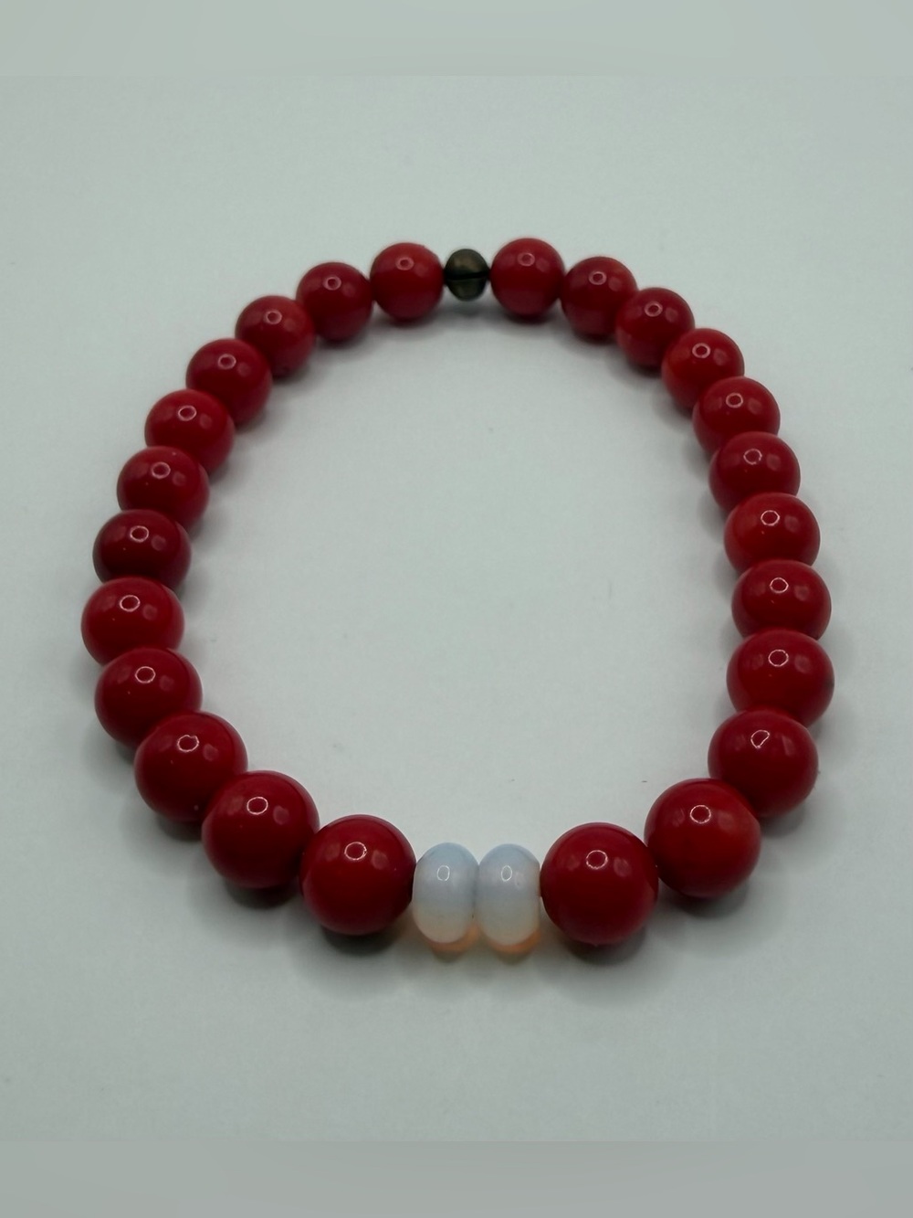 Genuine Stone Beaded Bracelet